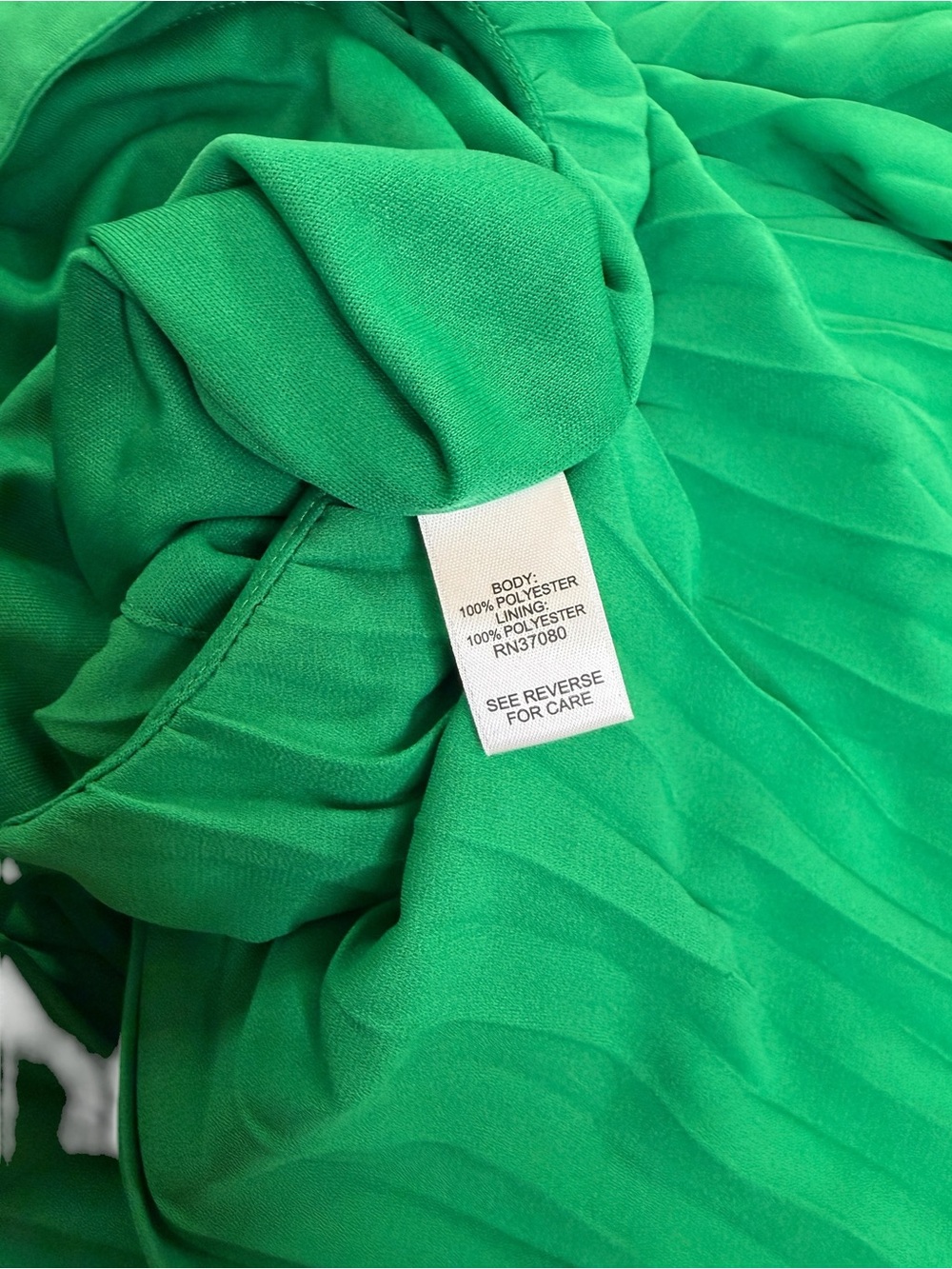 Cato Green Pleated Mini Dress - Picture 4 of 4